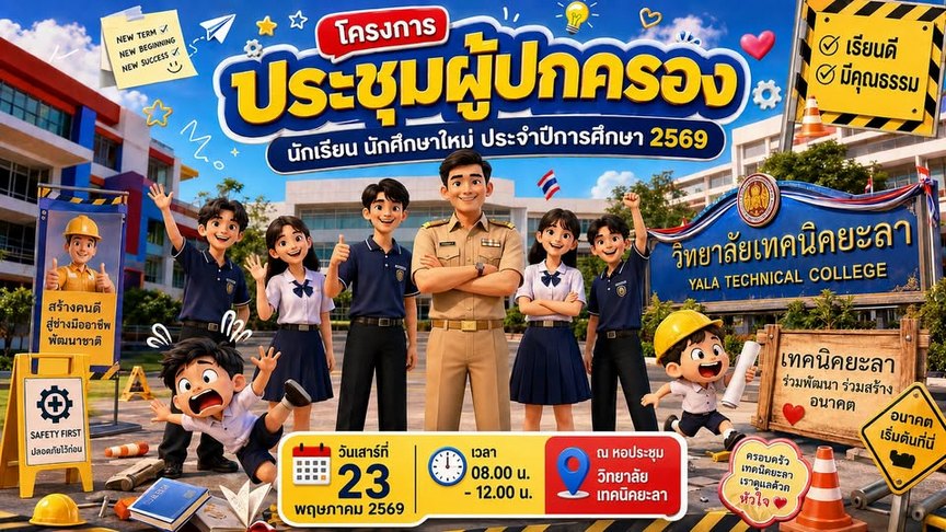 โครงการประชุมผู้ปกครองนักเรียน นักศึกษาใหม่ ประจำปีการศึกษา 2569